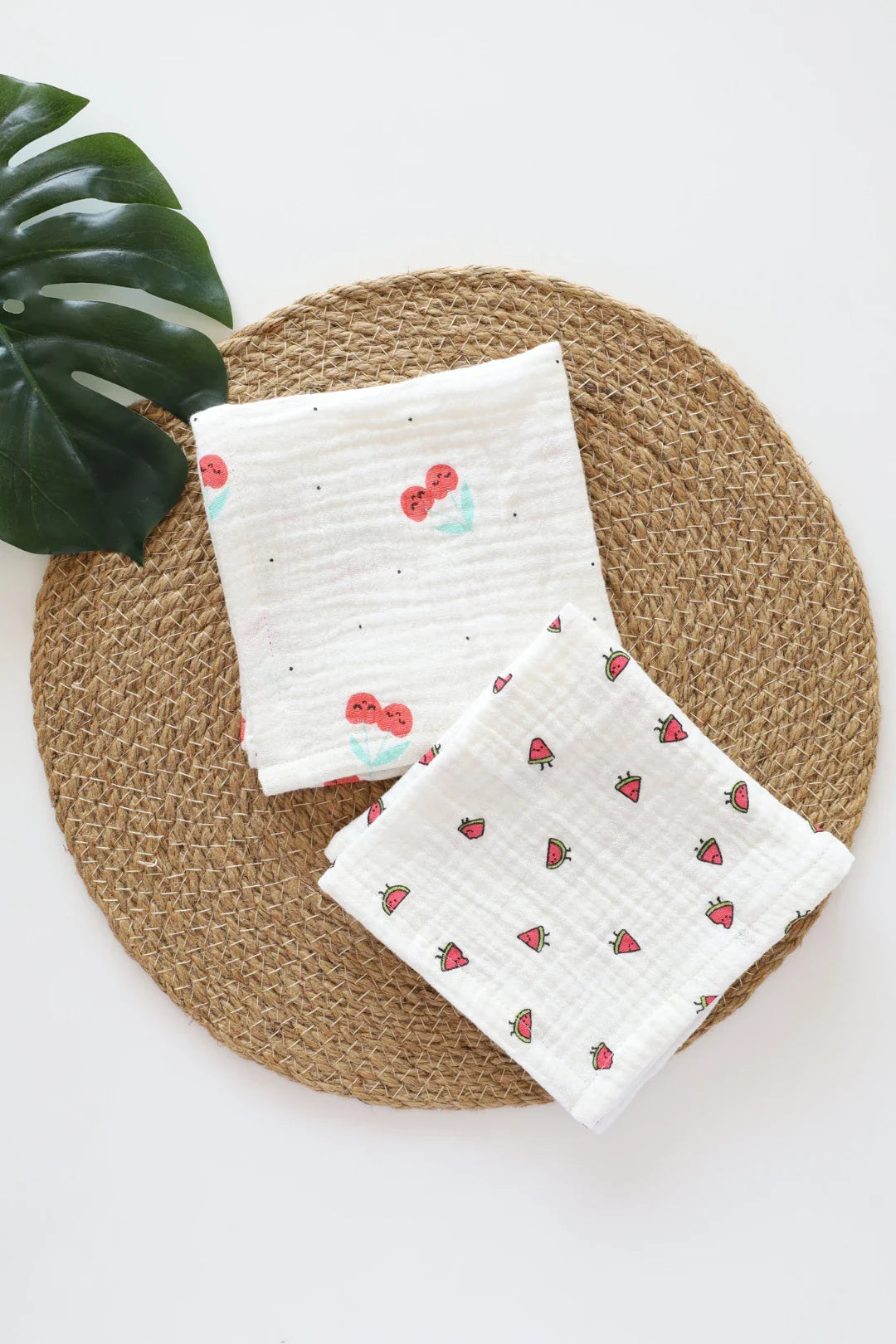 Melberry Pop-Muslin Baby Wipes Pack of-2