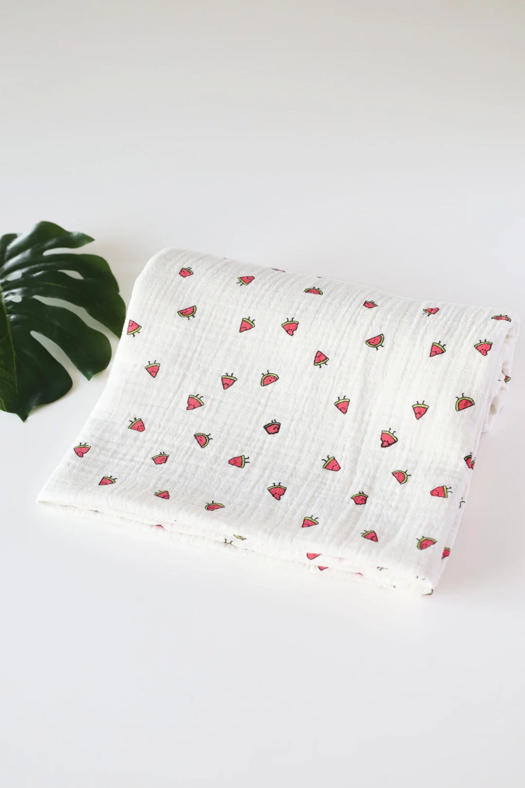 Melon Bliss-Muslin Baby Swaddle