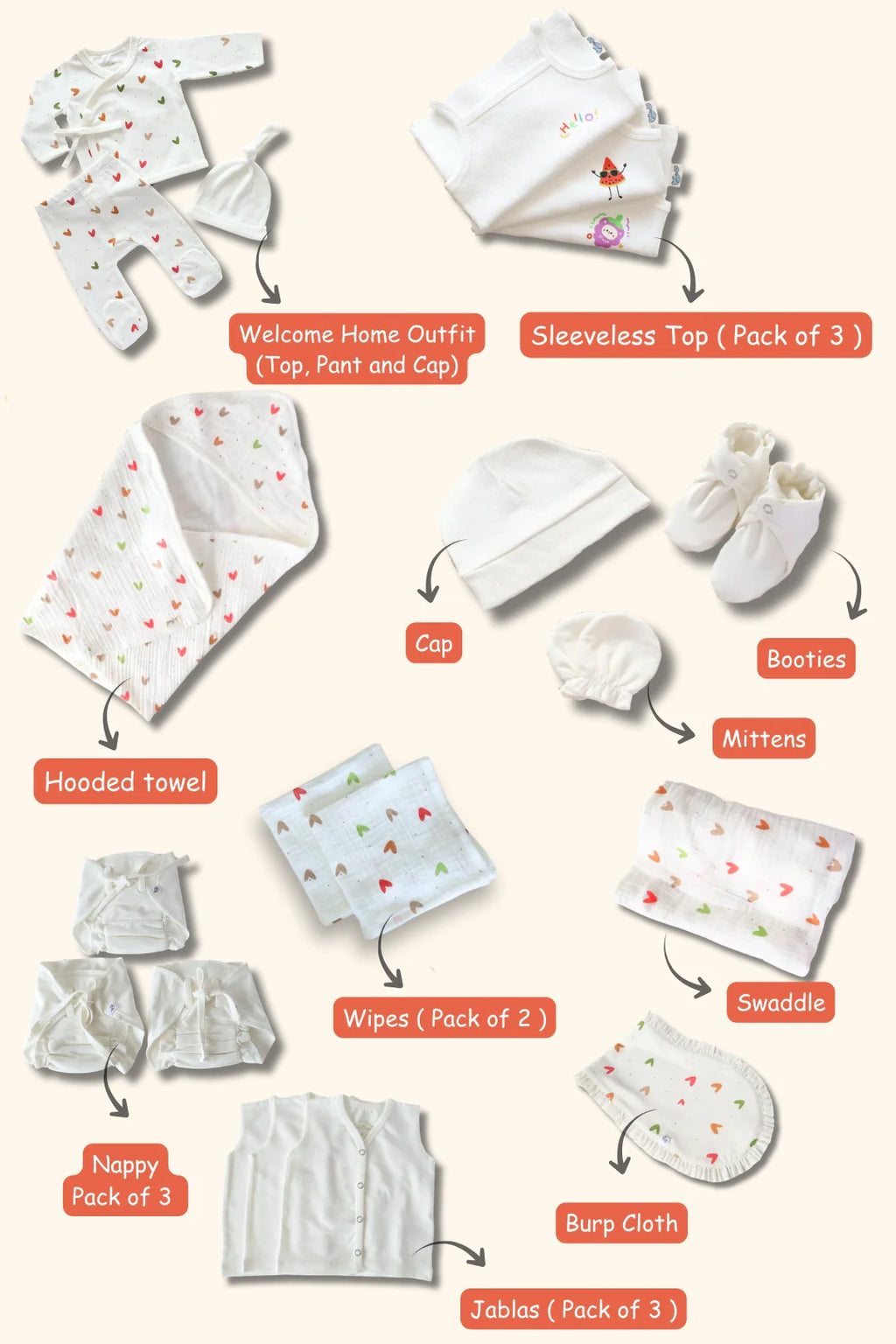 Milky Heart-Preemie Combo Pack