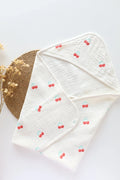 Mini Berry-Muslin Hooded Baby Towel