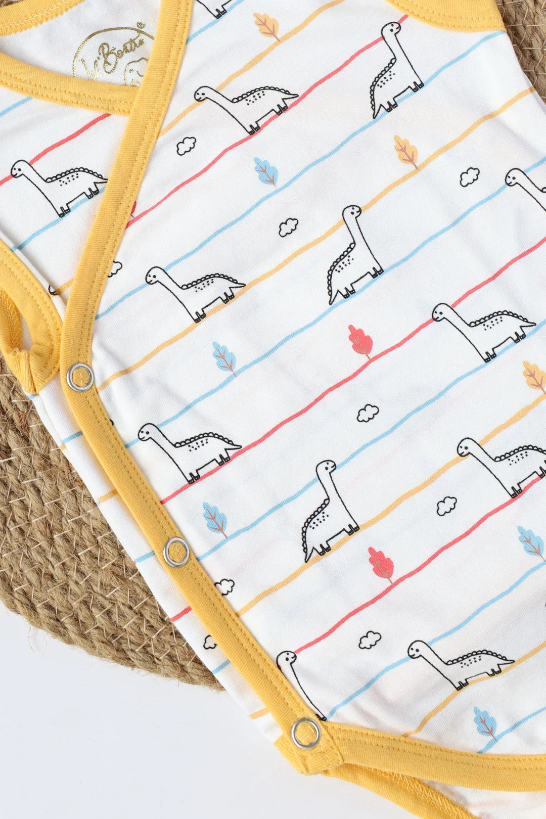 Mini Saurus-Kimono Baby Romper