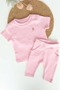 Mini Bug-Pointelle T-Shirt and Pant