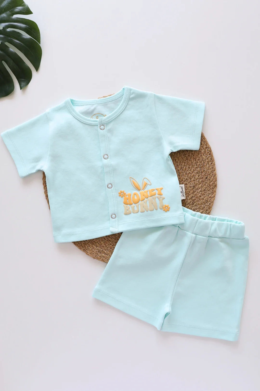 Mint Elan-Top and Shorts