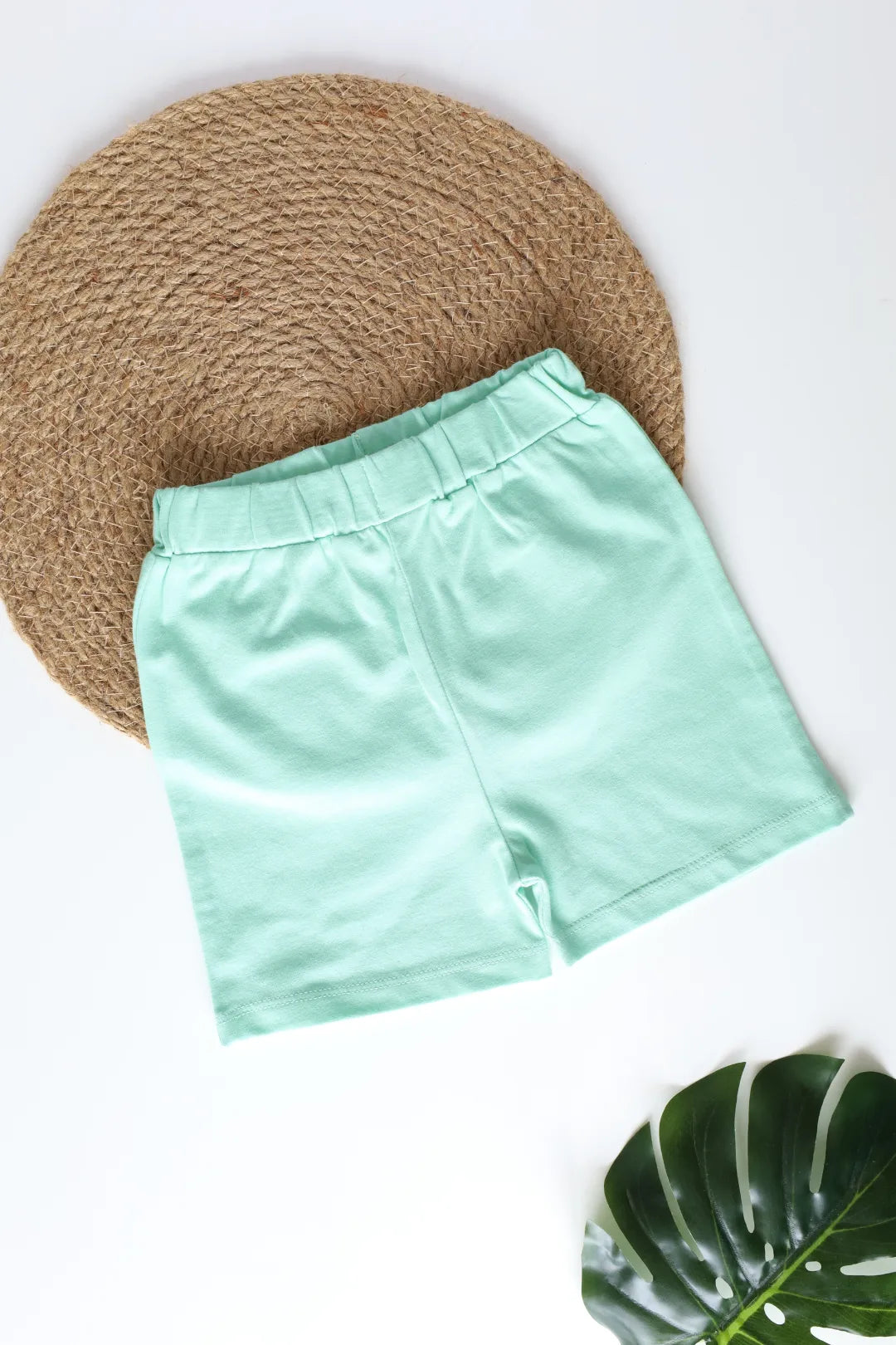 Mint Green-Newborn Shorts