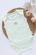 Minty Hearts-Digital Baby Romper