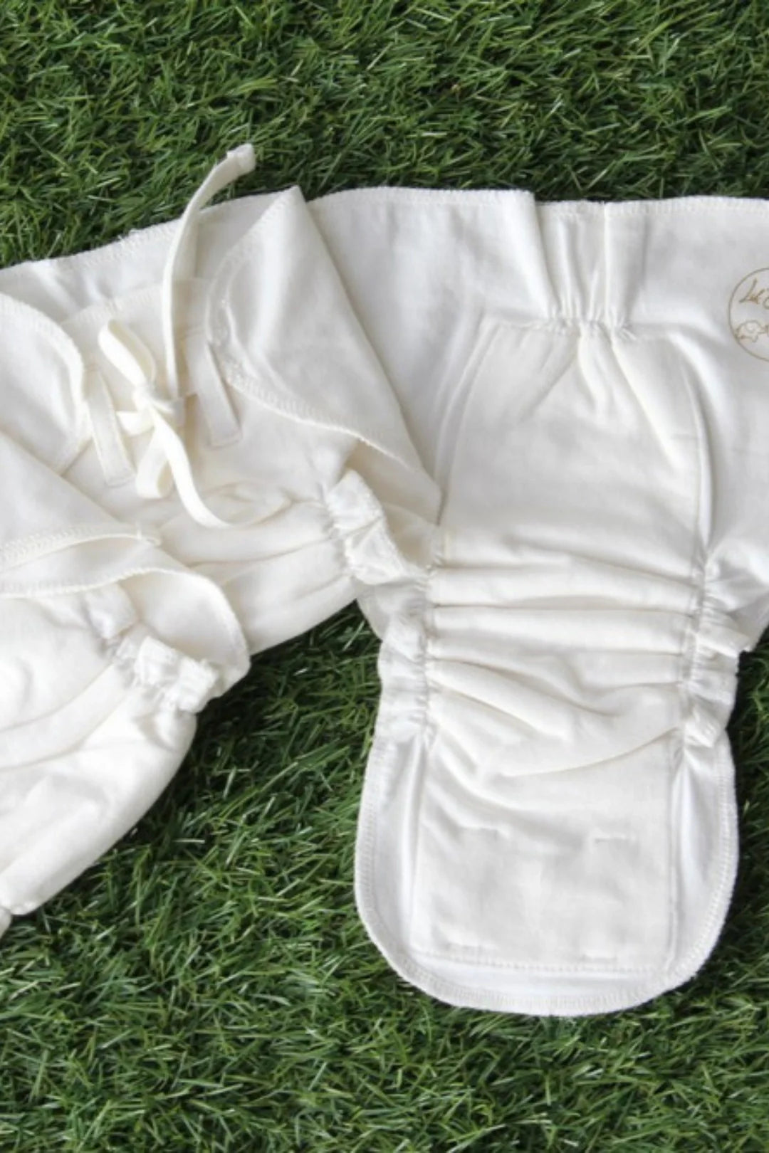 Milky White-Newborn Cloth Nappies-Pack of 3