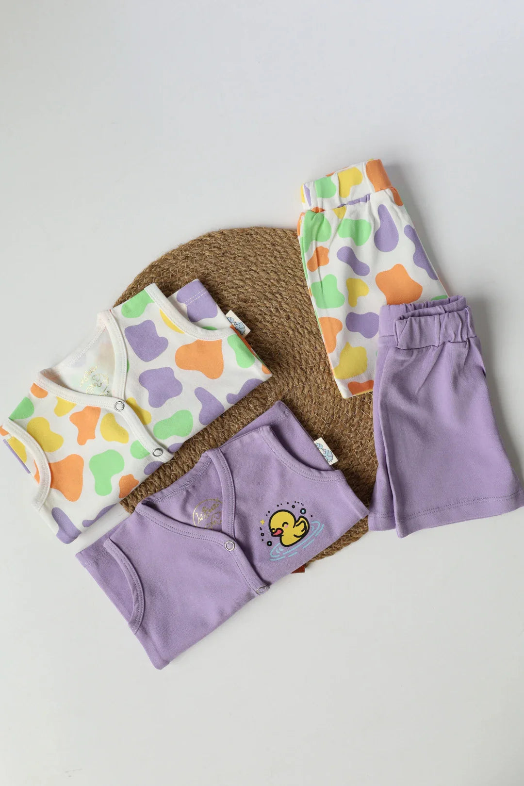 Newborn Jabla and Shorts-Camo Quack