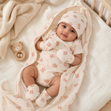 Hello Baby Ivory | Newborn 5-Piece Essentials Set