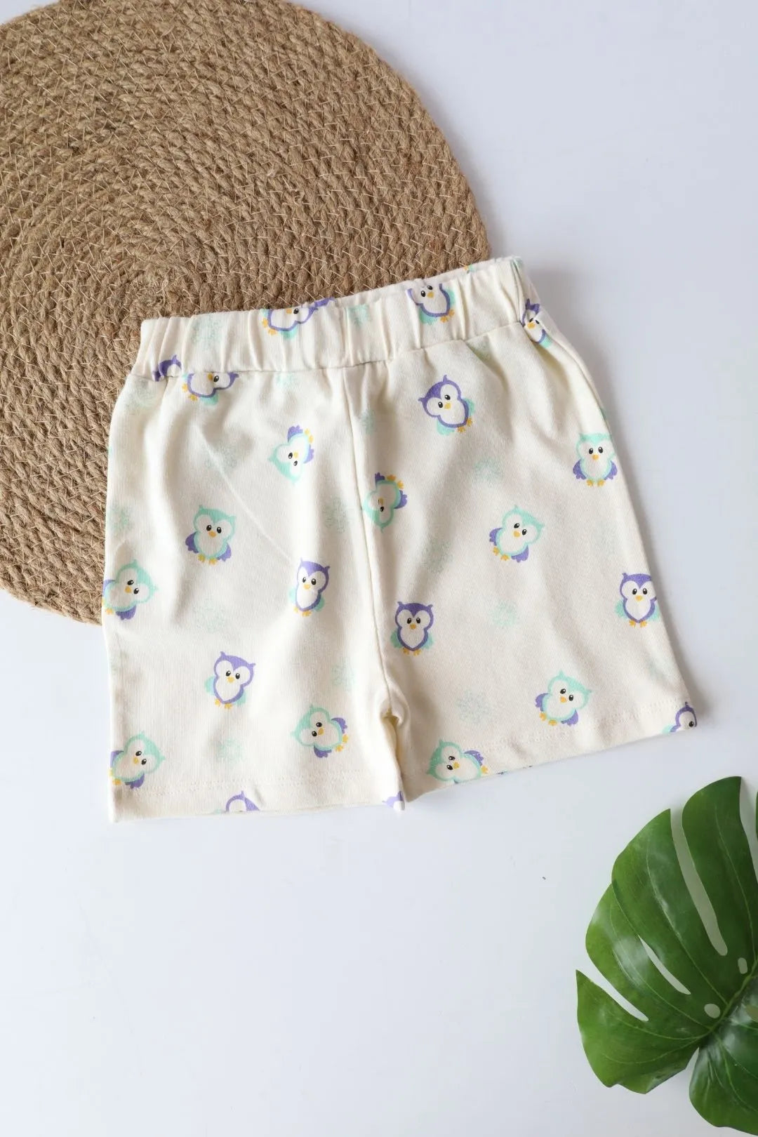 Night Owl-Newborn Shorts