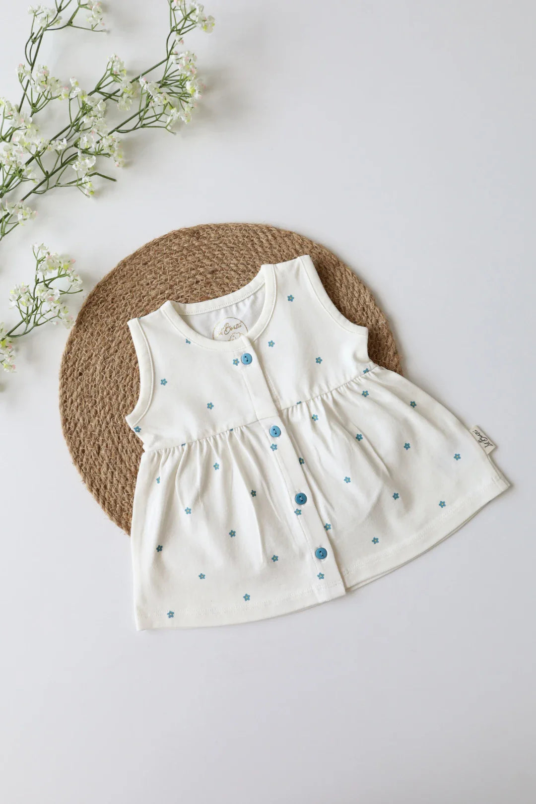 Ocean Blossom-Baby Frock
