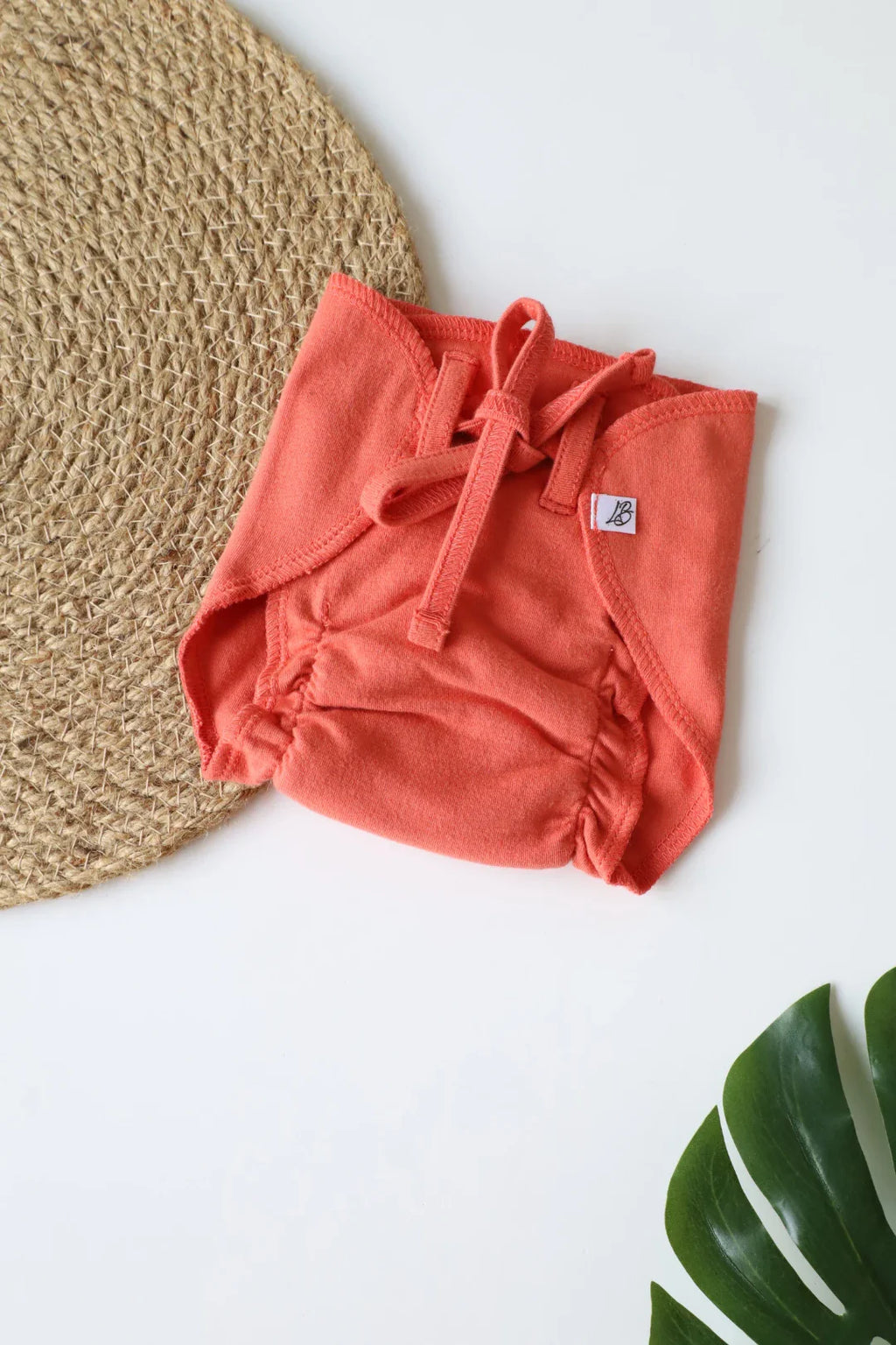 Orange-Newborn Nappy