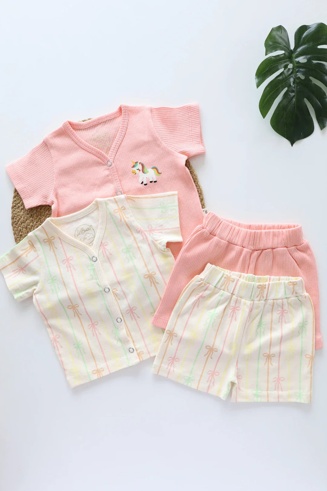 Pack of-2 Newborn Jabla and Shorts-Pony Bowline