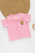 Pink Posie-RibKnit-Newborn Jabla