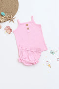 Pink Sea-Girls Spaghetti Bloomer