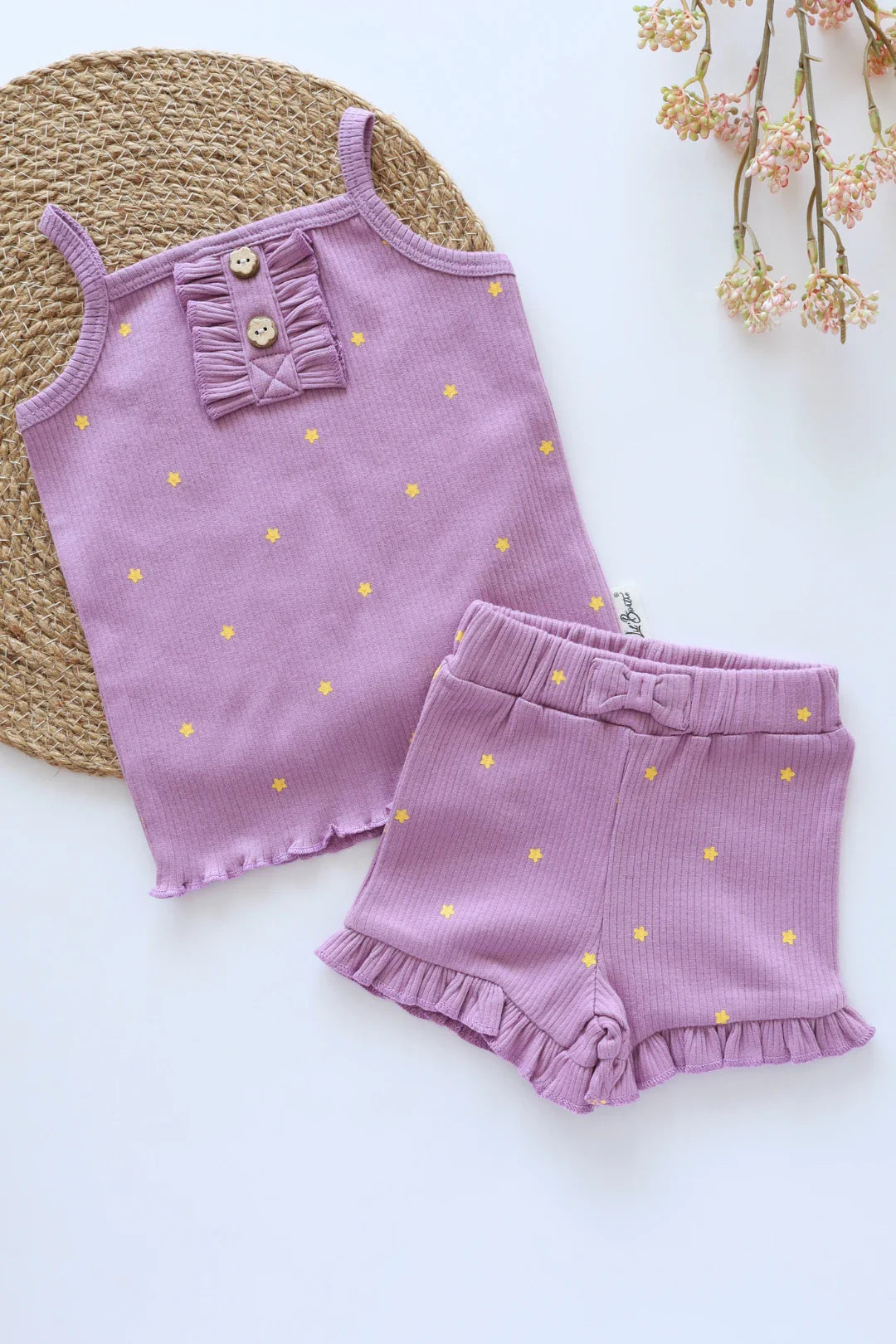 Plum Wiggles-Baby Girl Spaghetti Bloomer