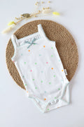 Polka Dot-Baby Spaghetti Romper