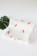 Pop Berry-Muslin Baby Swaddle