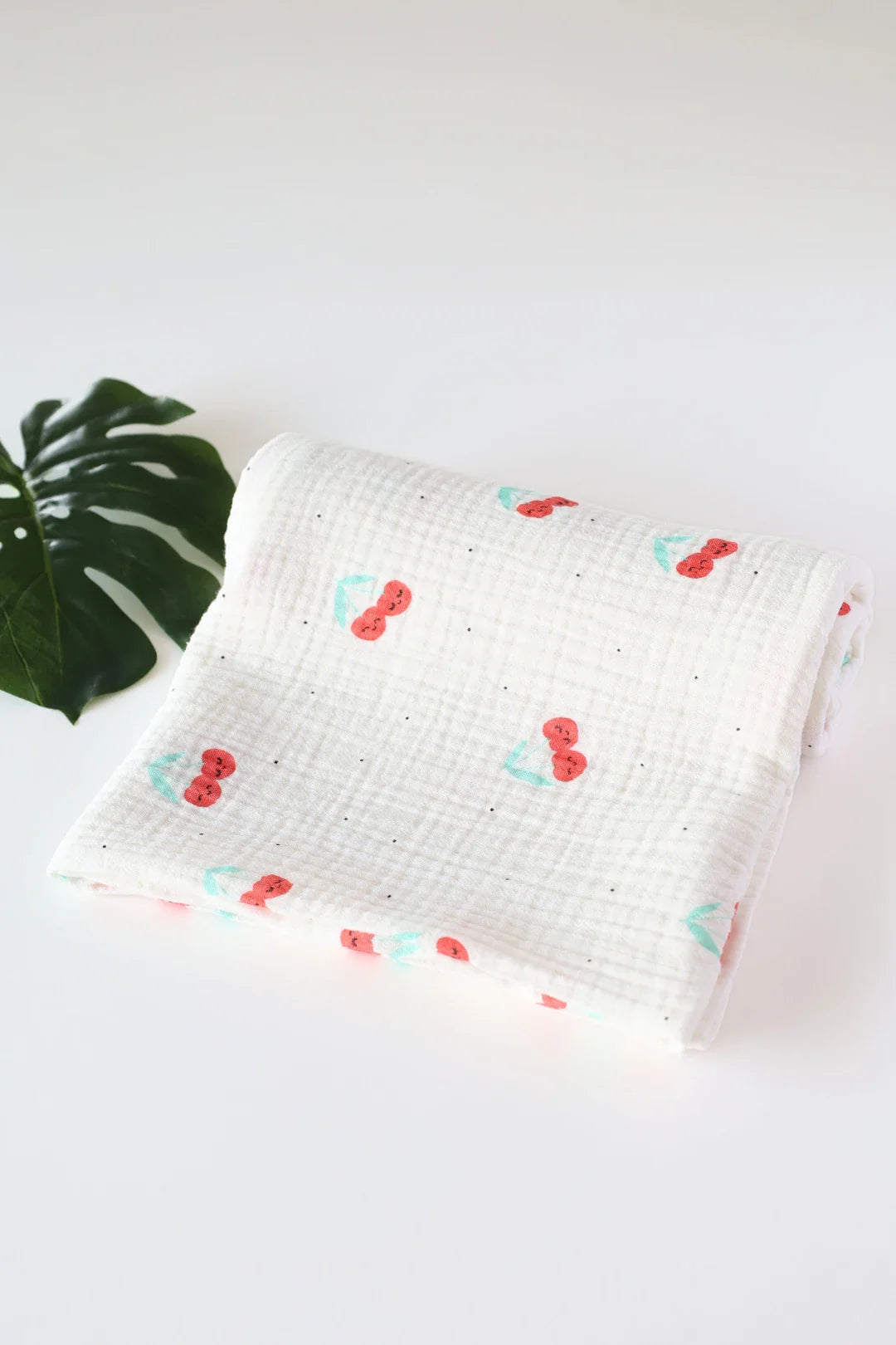 Pop Berry-Muslin Baby Swaddle