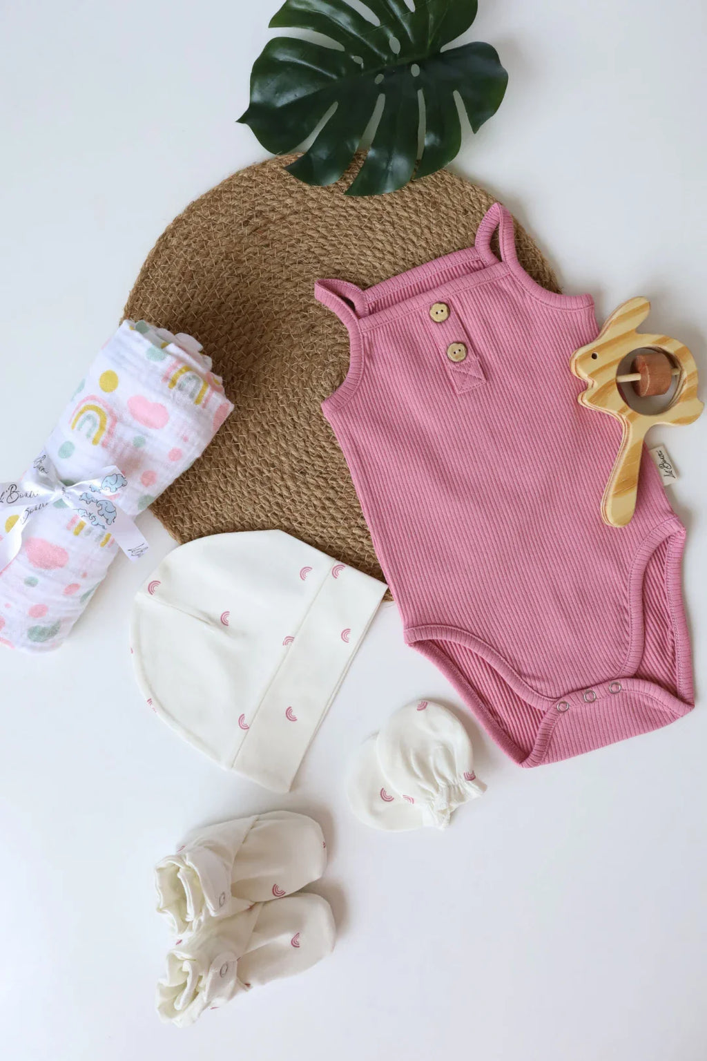 Pretty in Pink Bundle-Newborn Essentials Gift Combo