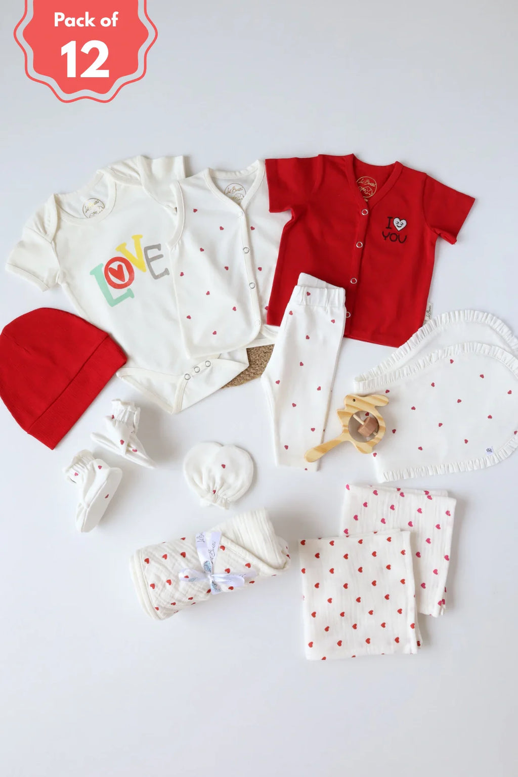 Queen of Hearts-Newborn Essentials Gift Combo