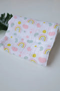 Rainbow-Muslin Baby Swaddle