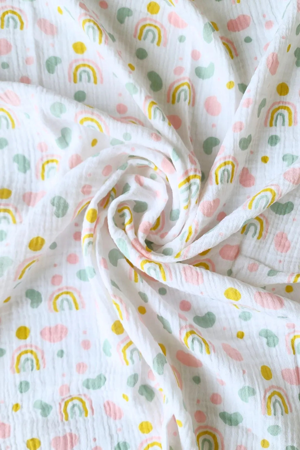 Rainbow's Down-Muslin Baby Swaddle-Pack of 2