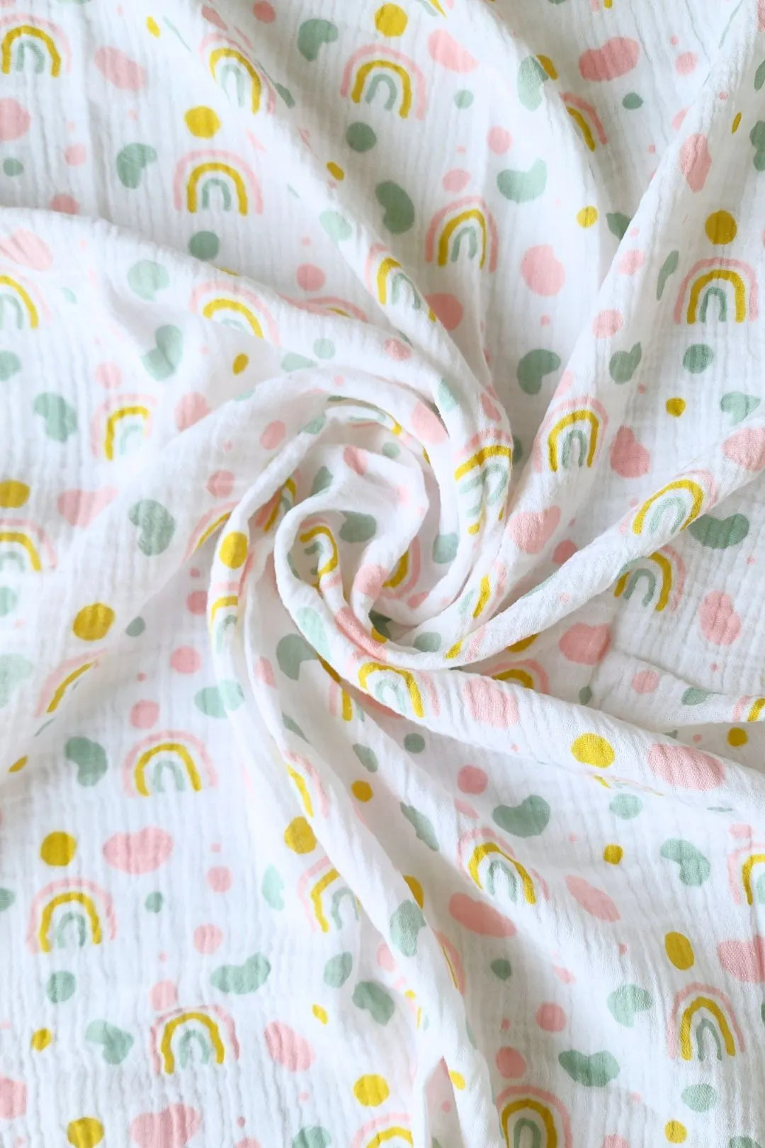 Rainbow's Down-Muslin Baby Swaddle-Pack of 2