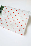 Red Heart-Muslin Baby Swaddle