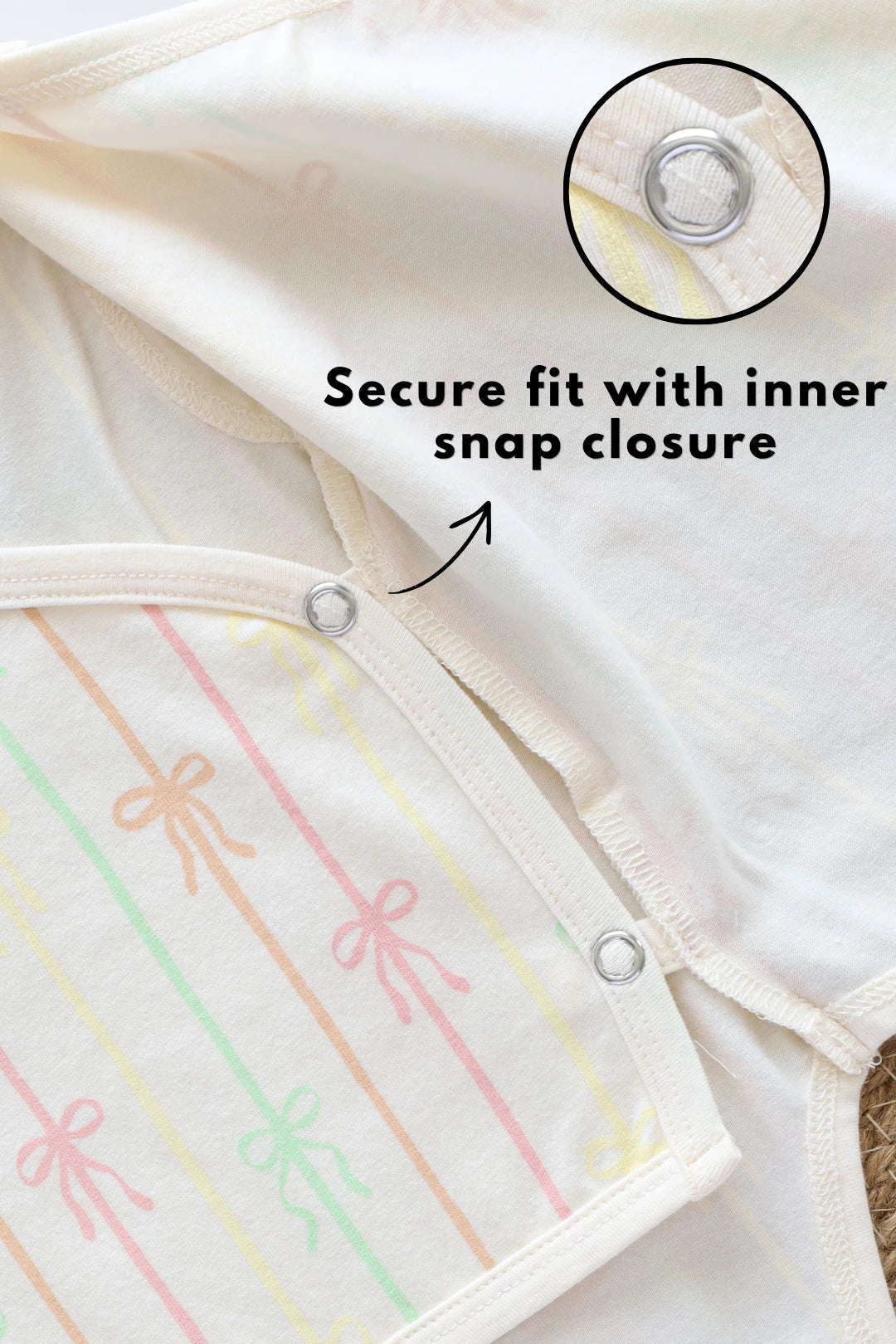 Ribbon Pop-Kimono Romper