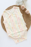 Ribbon Pop-Kimono Romper