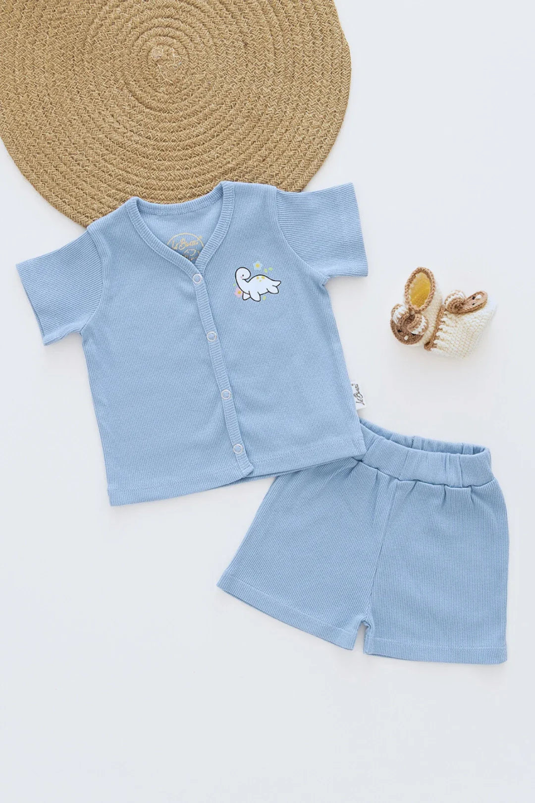 Roar Buddy-Ribknit-Newborn Jabla and Shorts