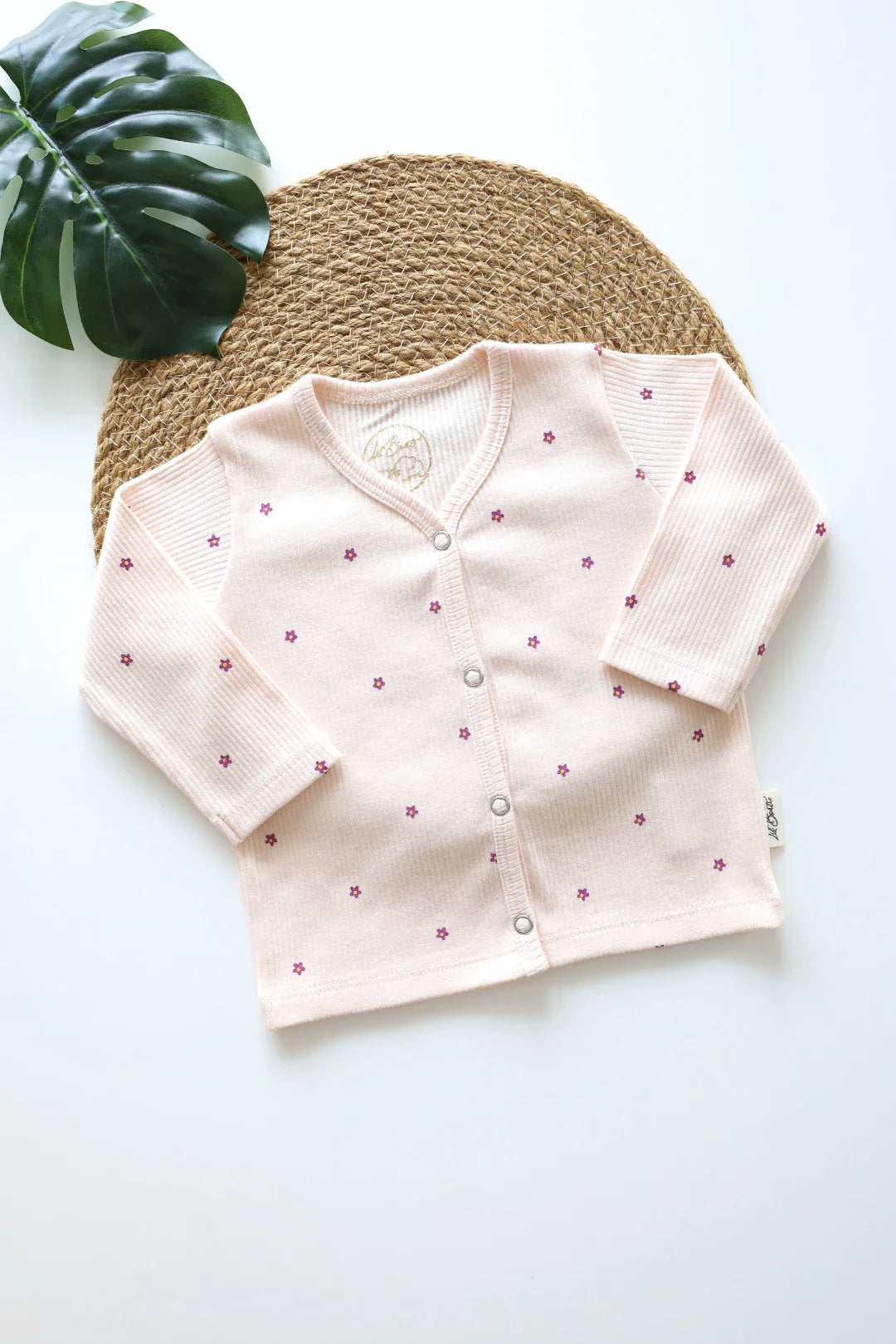 Rosy Sprinkles-Ribknit Full Sleeve Jabla