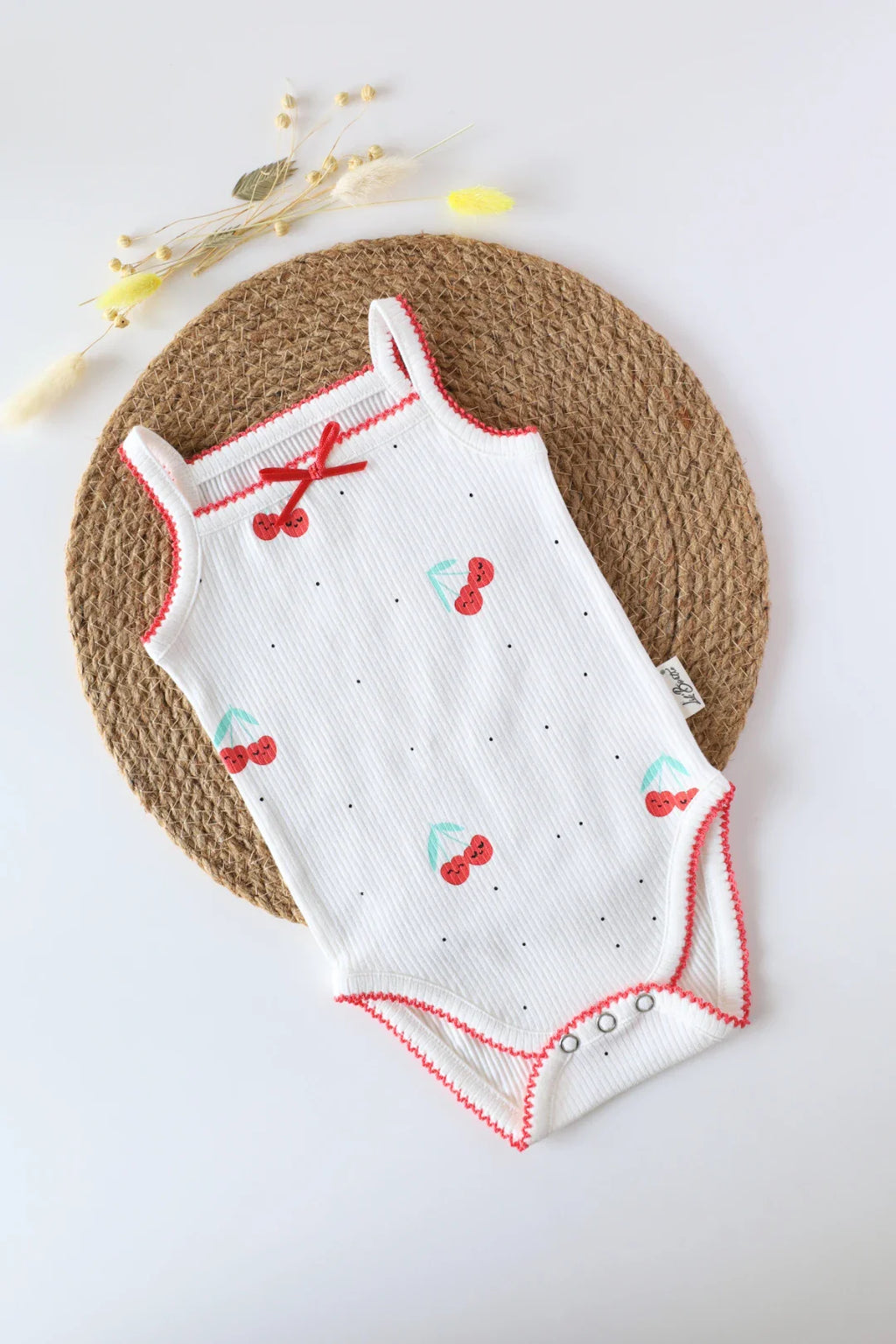 Rush Berry-Baby Spaghetti Romper