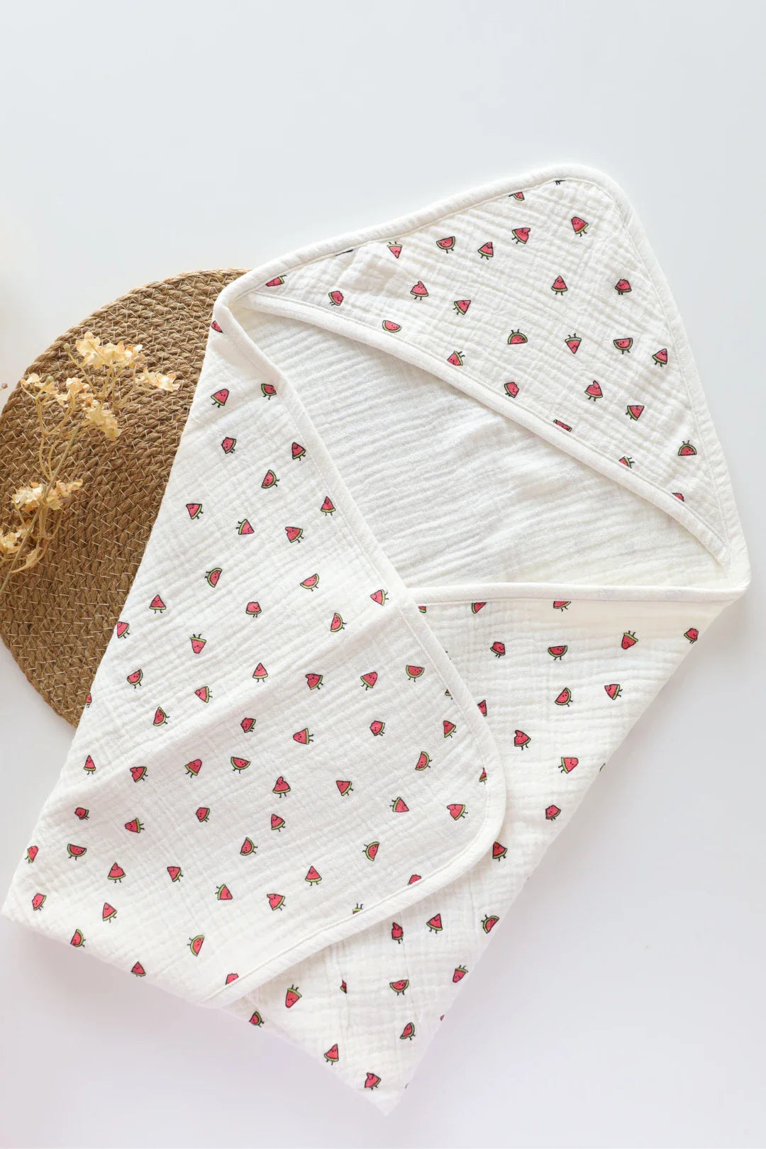 Snuggle Set-8-Combo of Muslin-Baby Swaddle, Hooded Towel & Wipes
