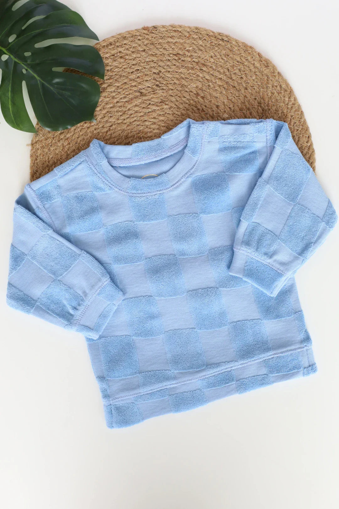 Sea Mist-Terry Baby Cardigan