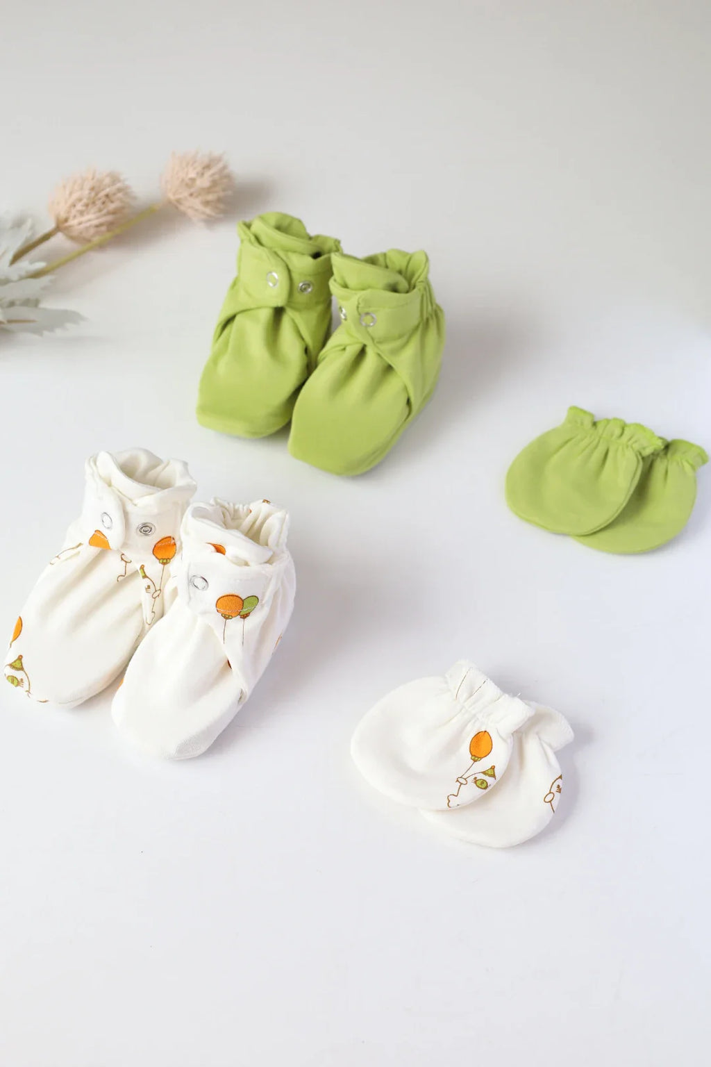 Seal Pop-Baby Mittens and Booties