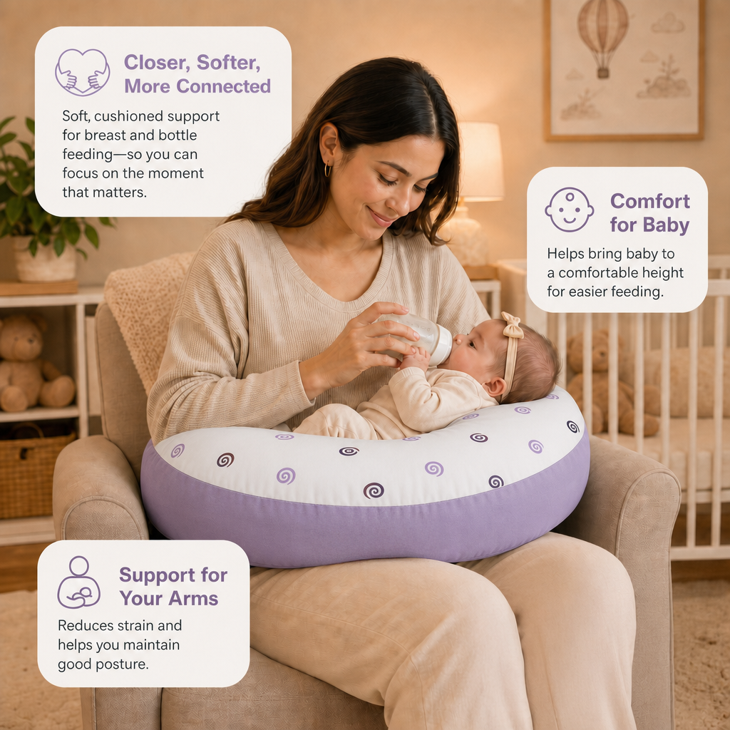 Nuzzle | Baby Feeding & Nursing Pillow
