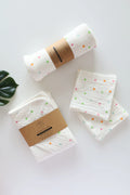 Snuggle Set-11-Combo of Muslin-Baby Swaddle, Hooded Towel & Wipes