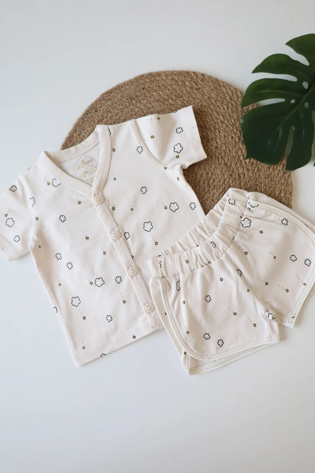 Sparkling Stardust-Unisex Baby Top and Shorts Set
