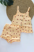 Summer Globe-Baby Girl Cami Bloomer