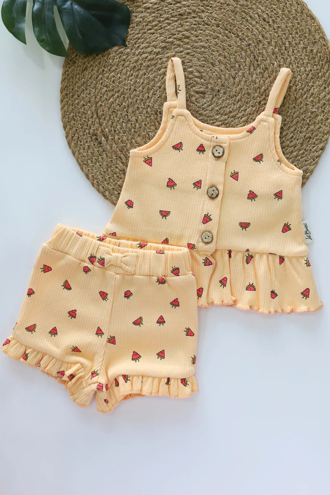 Summer Globe-Baby Girl Cami Bloomer