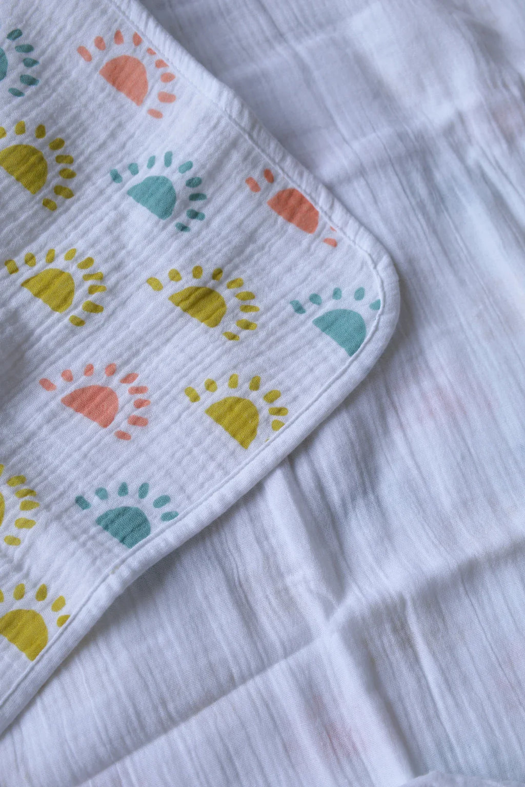 Sunshine-Muslin Hooded Baby Towel