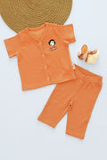 Tiny tux-RibKnit-Unisex Baby Top and Pant Set