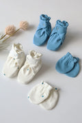 Twin Dew-Baby Mittens and Booties