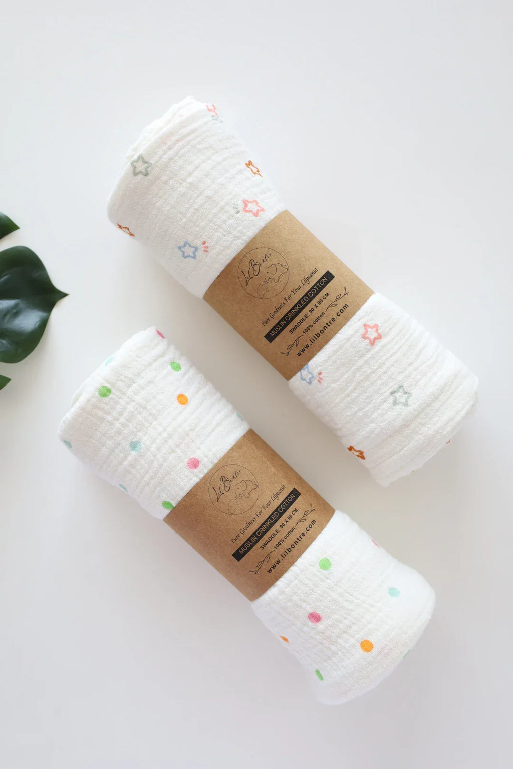Twinkle Specks-Muslin Baby Swaddle Pack of-2