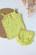 Twirlies Clover-Baby Girls Spaghetti Bloomer