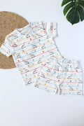 Urban Twos-Dino Daze-Boys T-Shirt Shorts Set