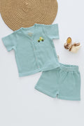 Vroomster-RibKnit-Newborn Jabla and Shorts