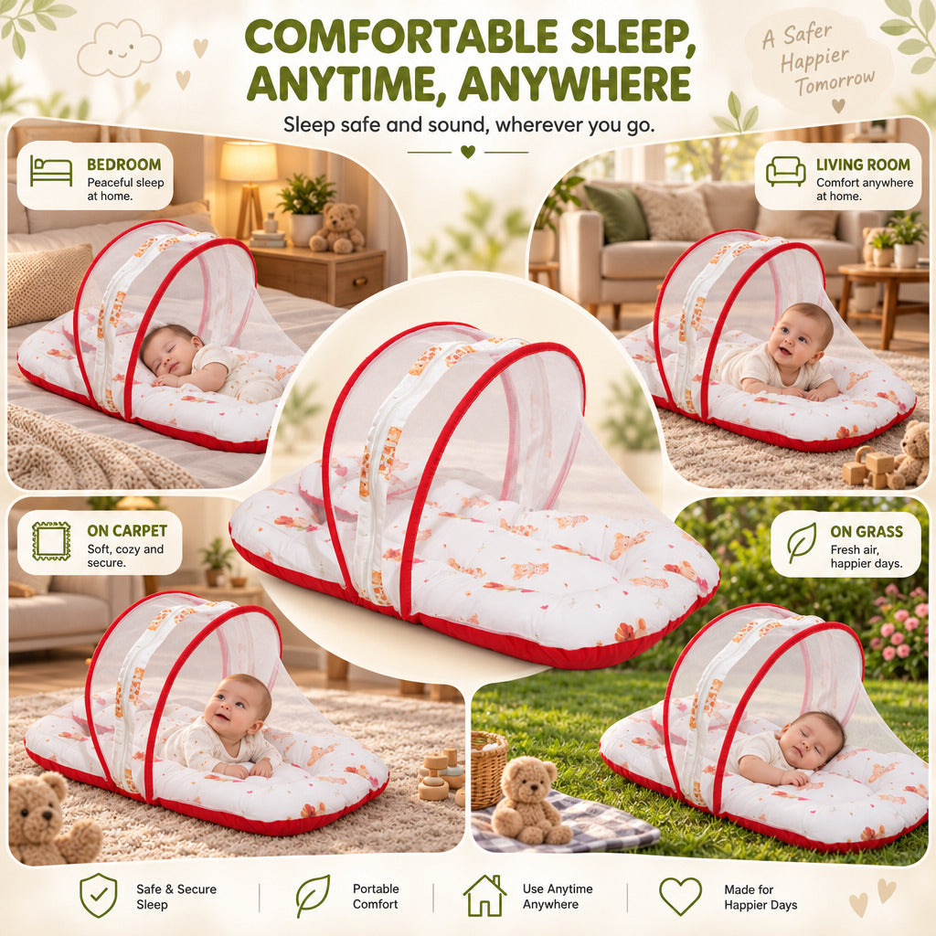 Dream Nest | Baby Bed With Mosquito Net