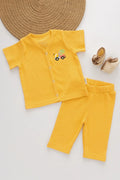 Wheely Joy-RibKnit-Unisex Baby Top and Pant Set